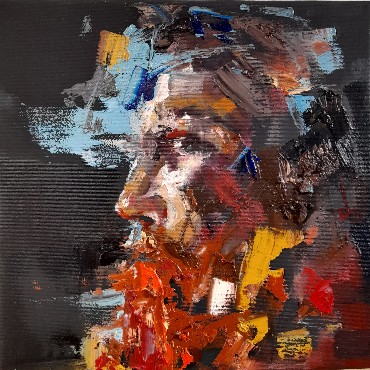 Old man,oilon canvas